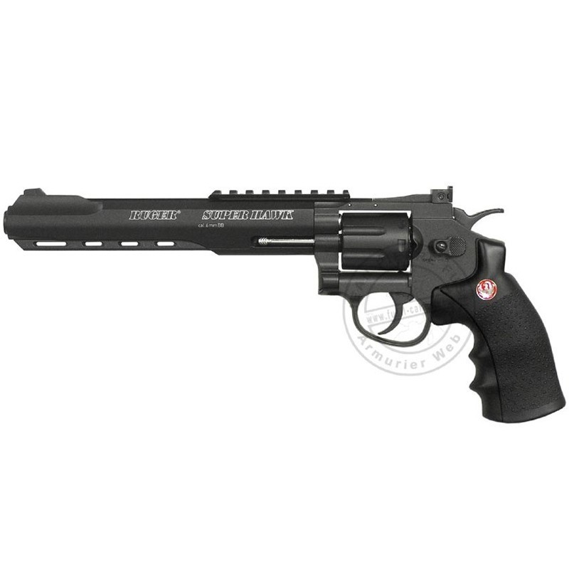 Revolver UMAREX RUGER Super Hawk à billes Soft Air CO2  - Noir