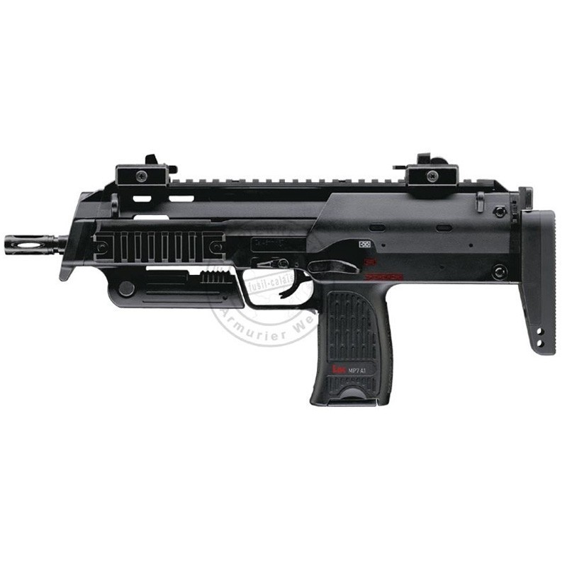 Pistolet Mitrailleur électrique Heckler & Koch MP7 A1 noir softair